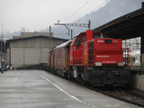 FFS Am 843 019-1 con Treno di spegnimento e salvataggio